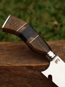 Faca Churrasco Artesanal Pai Raiz| Aço Inox e Cabo Nobre
