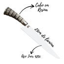 Faca Churrasco Artesanal Picanheira Rabo de Tatu | Aço Inox 9"
