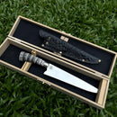 Faca Churrasco Artesanal Picanheira Rabo de Tatu | Aço Inox 9"