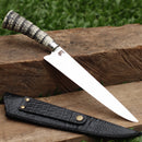 Faca Churrasco Artesanal Picanheira Rabo de Tatu | Aço Inox 9"