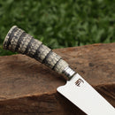 Faca Churrasco Artesanal Picanheira Rabo de Tatu | Aço Inox 9"