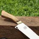 Faca Churrasco Artesanal Personalizada Rambo | Aço Inox 10"