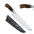 Faca Churrasco Picanheira Cabo de Osso | Aço Inox 10"