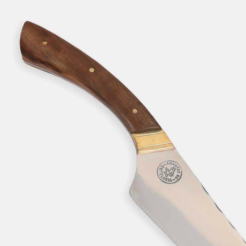 Faca Churrasco Artesanal Personalizada BBQ Turca | Aço Inox 10" - Amantes de Cutelaria