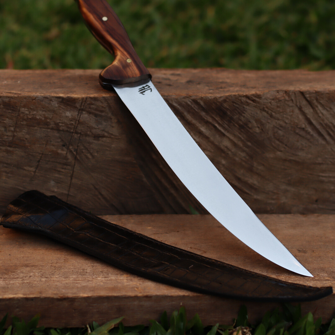 Faca Artesanal para Churrasco Aço Inox Ancara | 10"