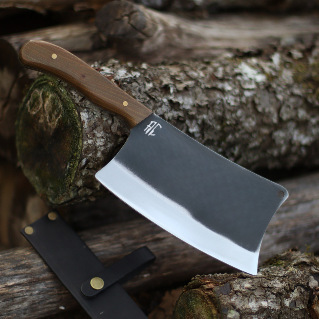 Cutelo Churrasco Artesanal Personalizado Raiz | Brut Forge 7"