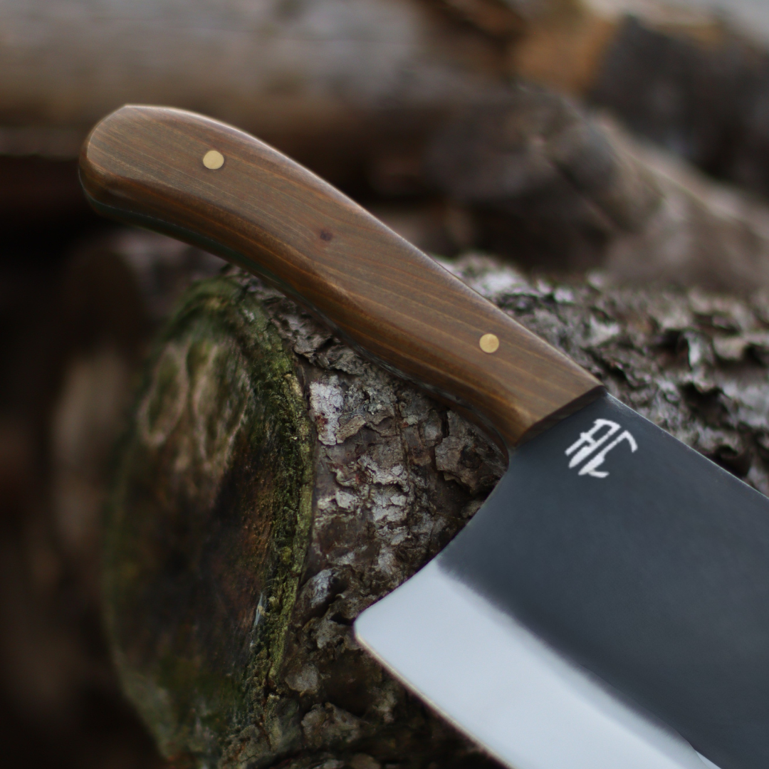 Cutelo Churrasco Artesanal Personalizado Raiz | Brut Forge 7"