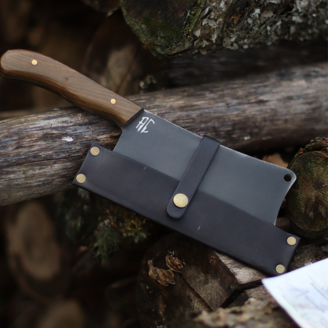 Cutelo Churrasco Artesanal Personalizado Raiz | Brut Forge 7"