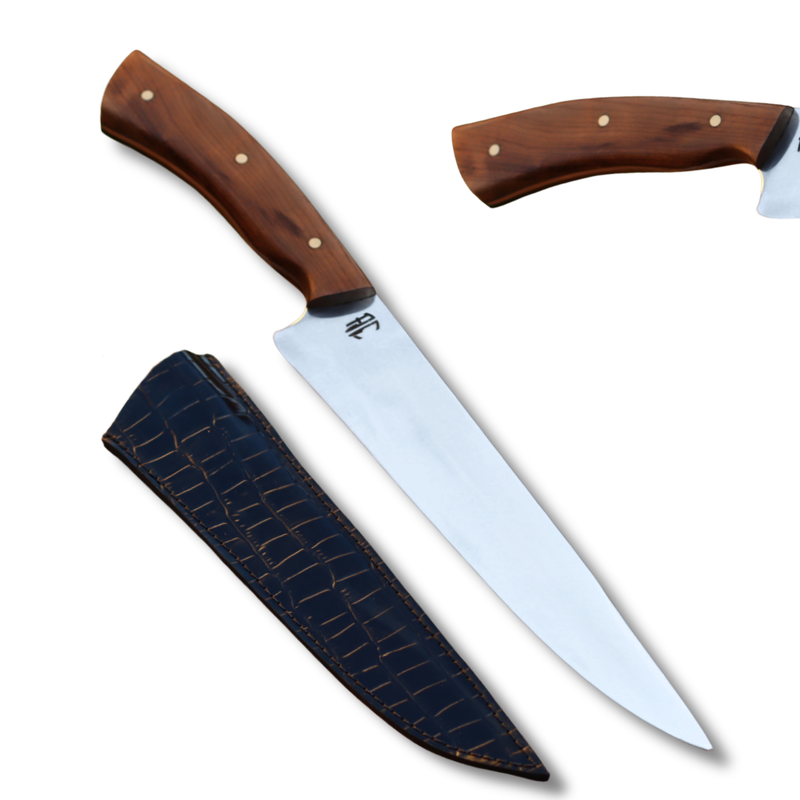 Faca Artesanal para Churrasco Aço Inox  | 9"