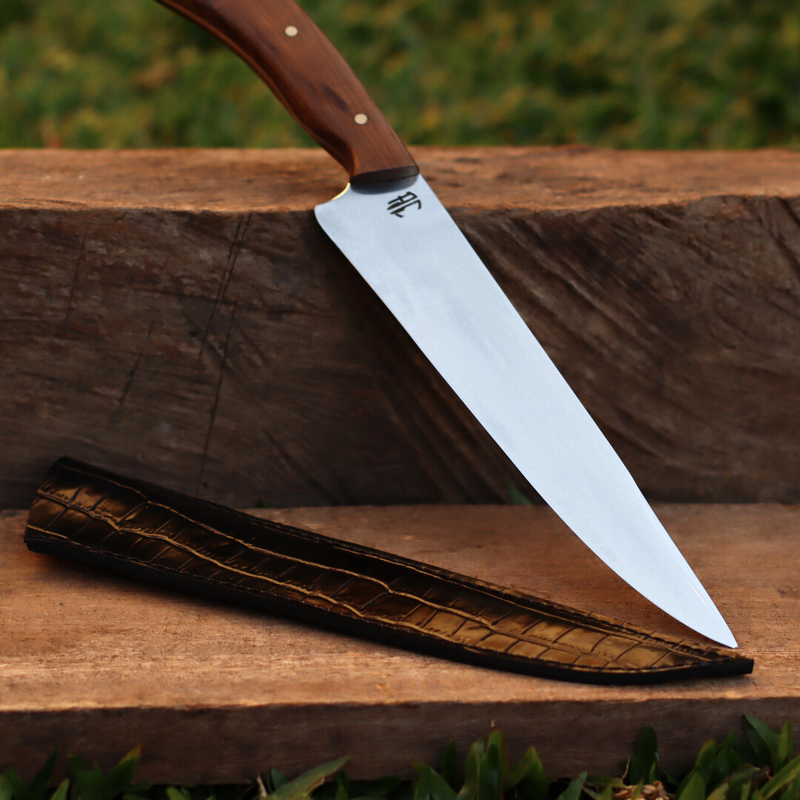 Faca Artesanal para Churrasco Aço Inox  | 9"
