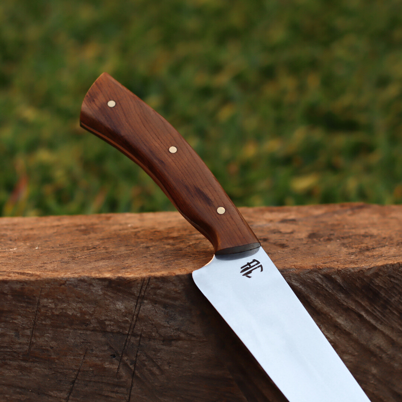 Faca Artesanal para Churrasco Aço Inox  | 9"