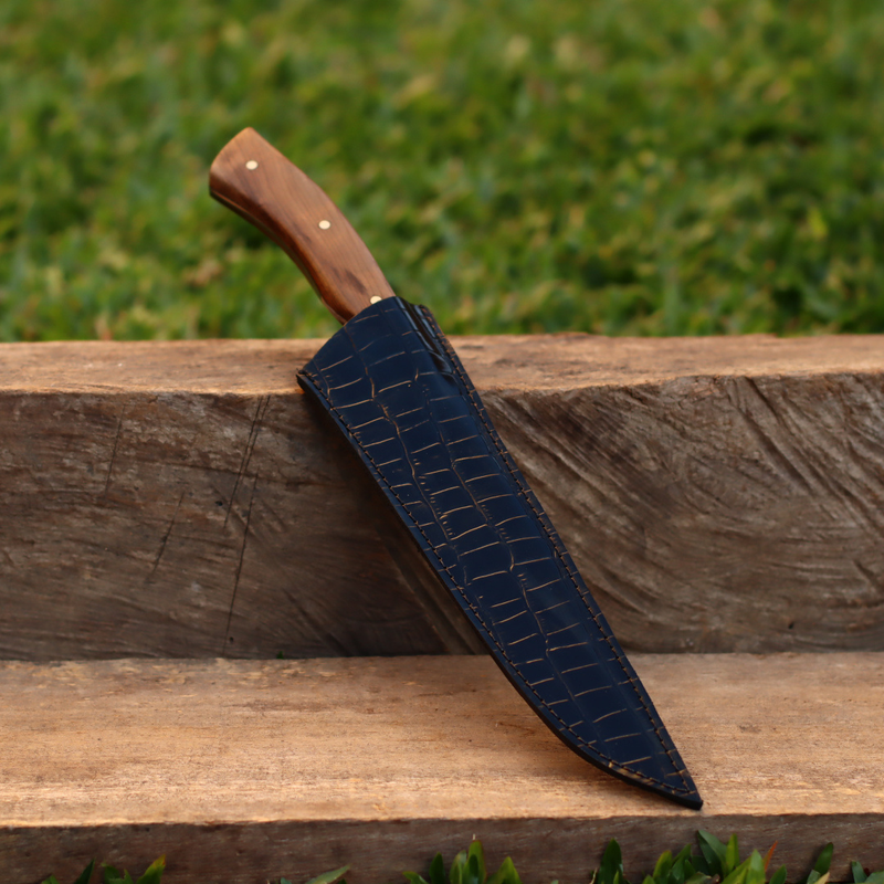 Faca Artesanal para Churrasco Aço Inox  | 9"