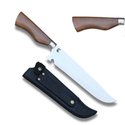 Faca Churrasco Artesanal Personalizada Raiz | Aço Inox 10"