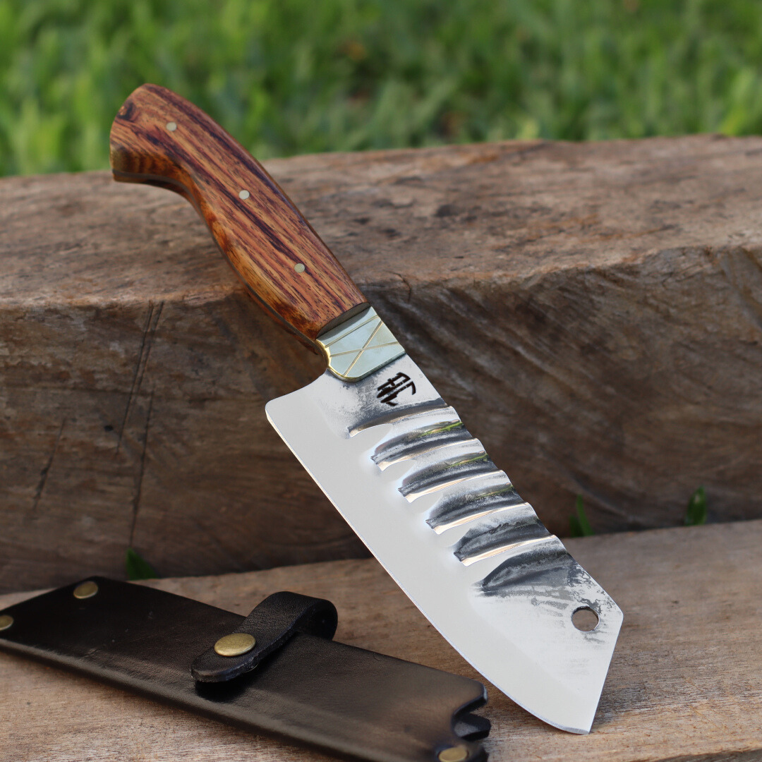 Cutelo Artesanal Forjado | Aço Inox 6"