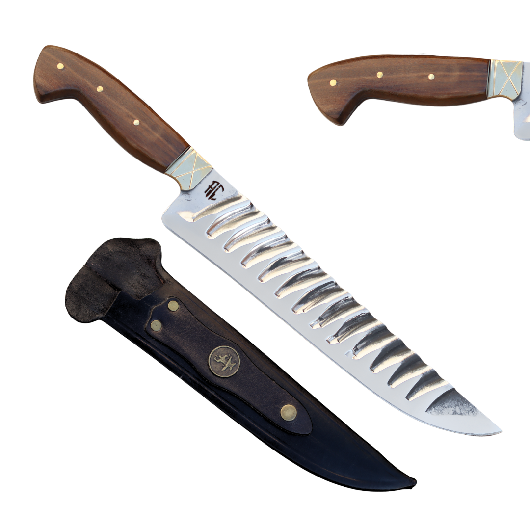 Faca Picanheira Artesanal Tradicional Forjada | Aço Inox 10”