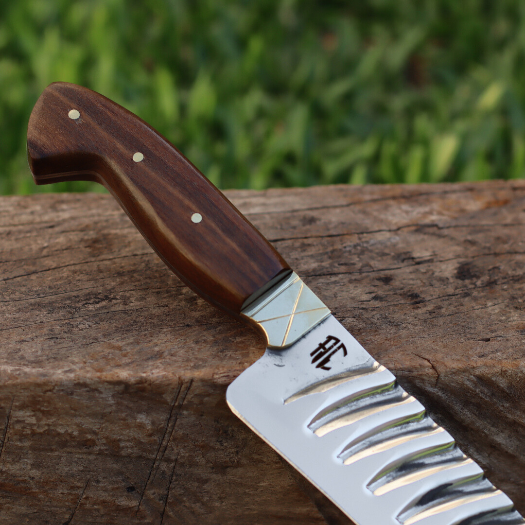 Faca Picanheira Artesanal Tradicional Forjada | Aço Inox 10”