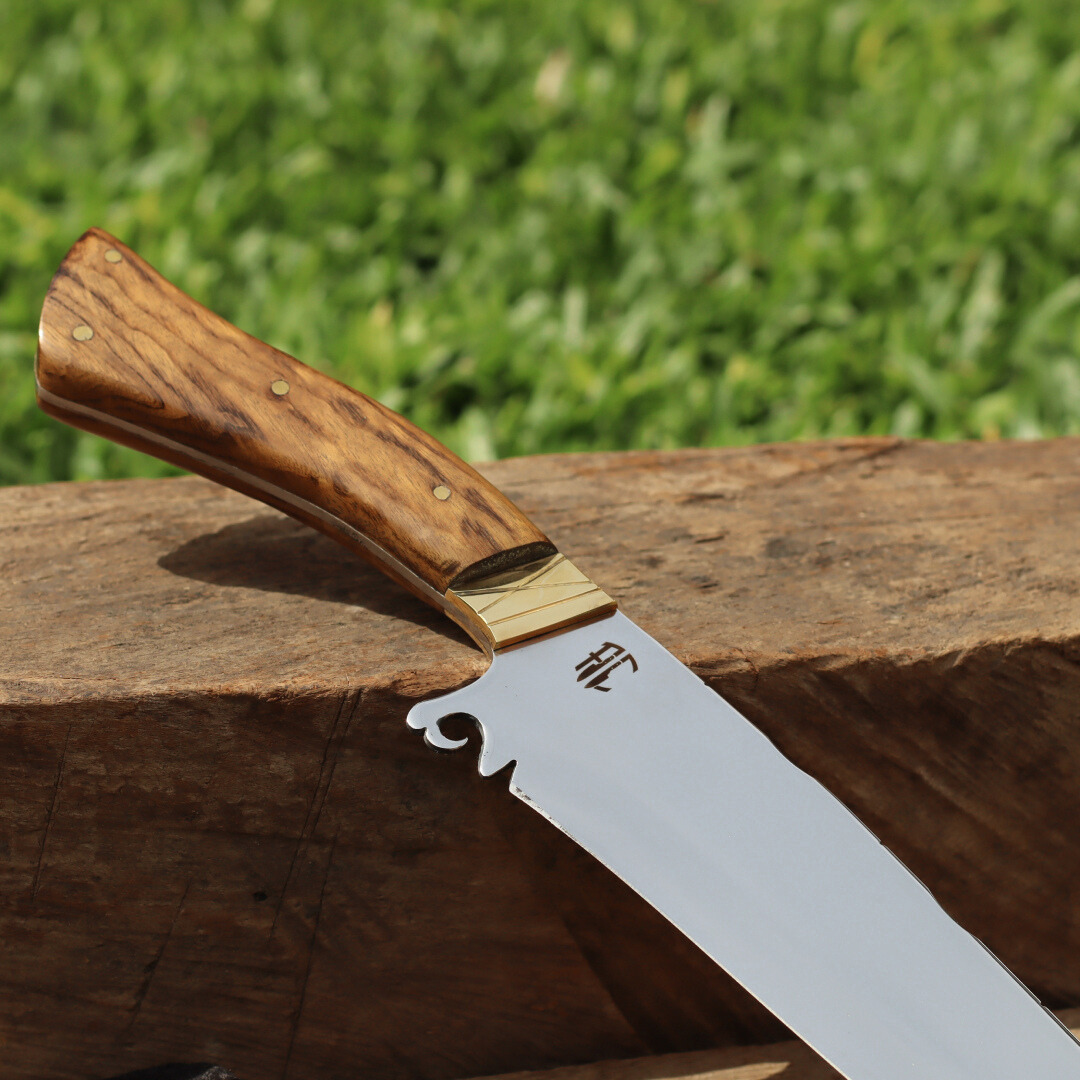 Faca Churrasco Artesanal Personalizada Rambo | Aço Inox 8"