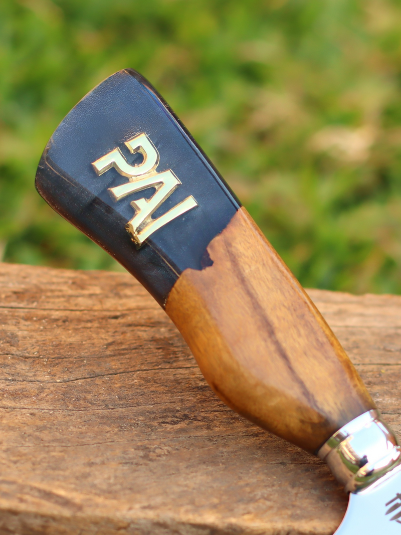 Faca Churrasco Artesanal Dia dos Pais | Aço Inox Personalizada Meu Velho