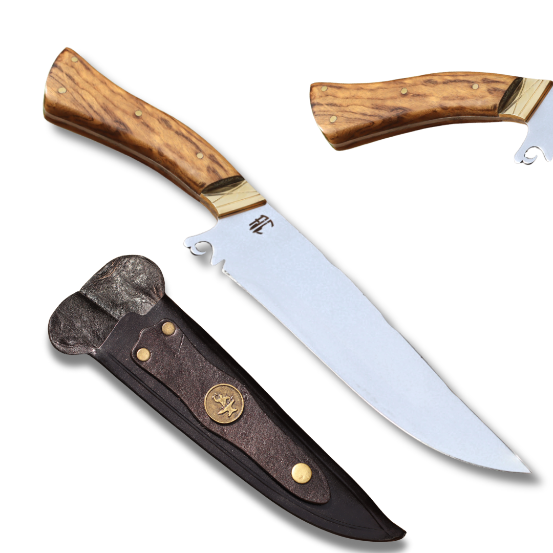 Faca Churrasco Artesanal Personalizada Rambo | Aço Inox 8"