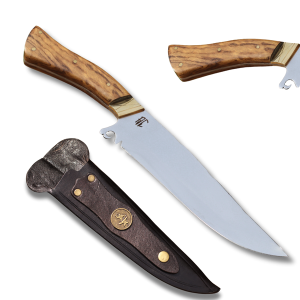 Faca Churrasco Artesanal Personalizada Rambo | Aço Inox 8"