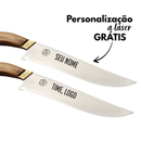 Faca Churrasco Artesanal Personalizada Rambo | Aço Inox 10"