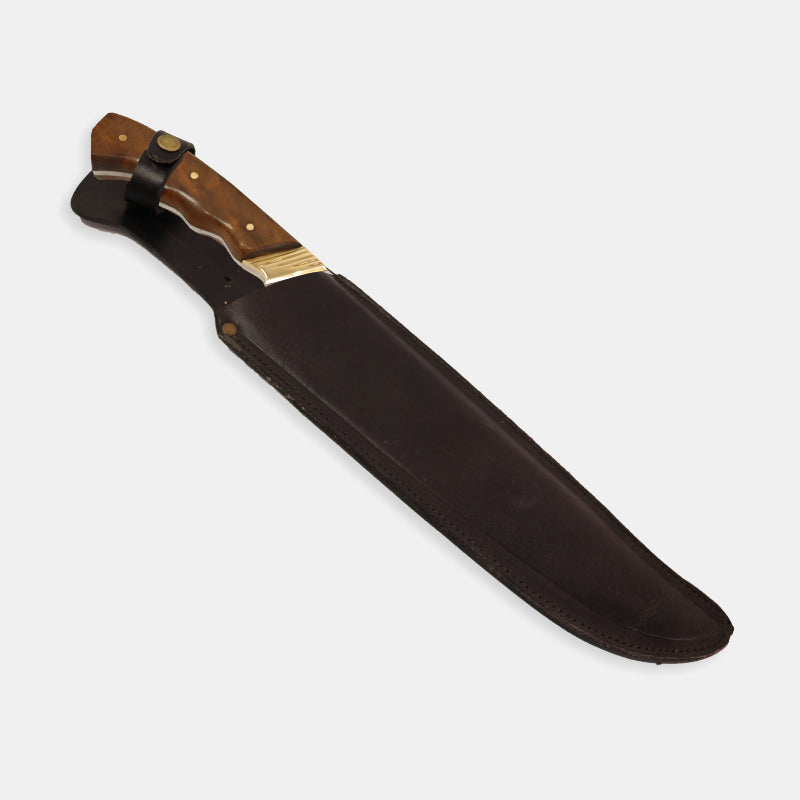 Faca Churrasco Artesanal Personalizada Bowie | Brut Forge 10"