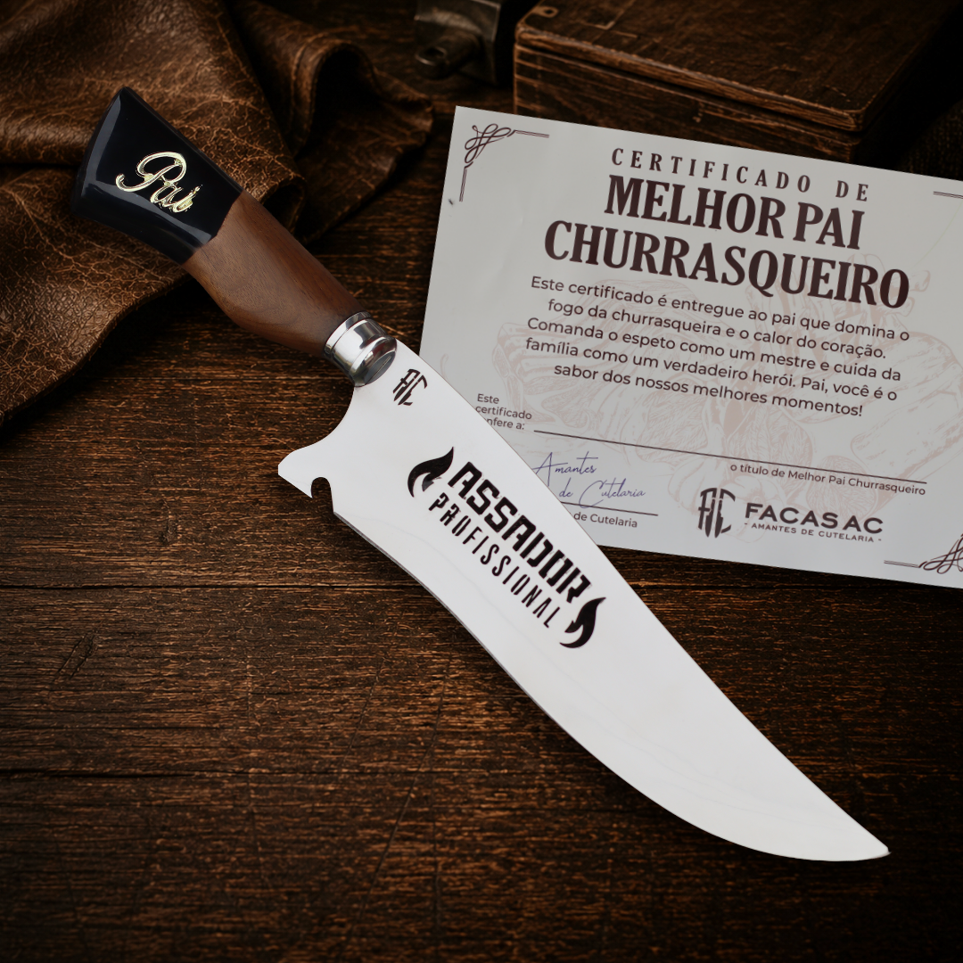 FACA DIA DOS PAIS ASSADOR PROFISSIONAL | 10'polegadas