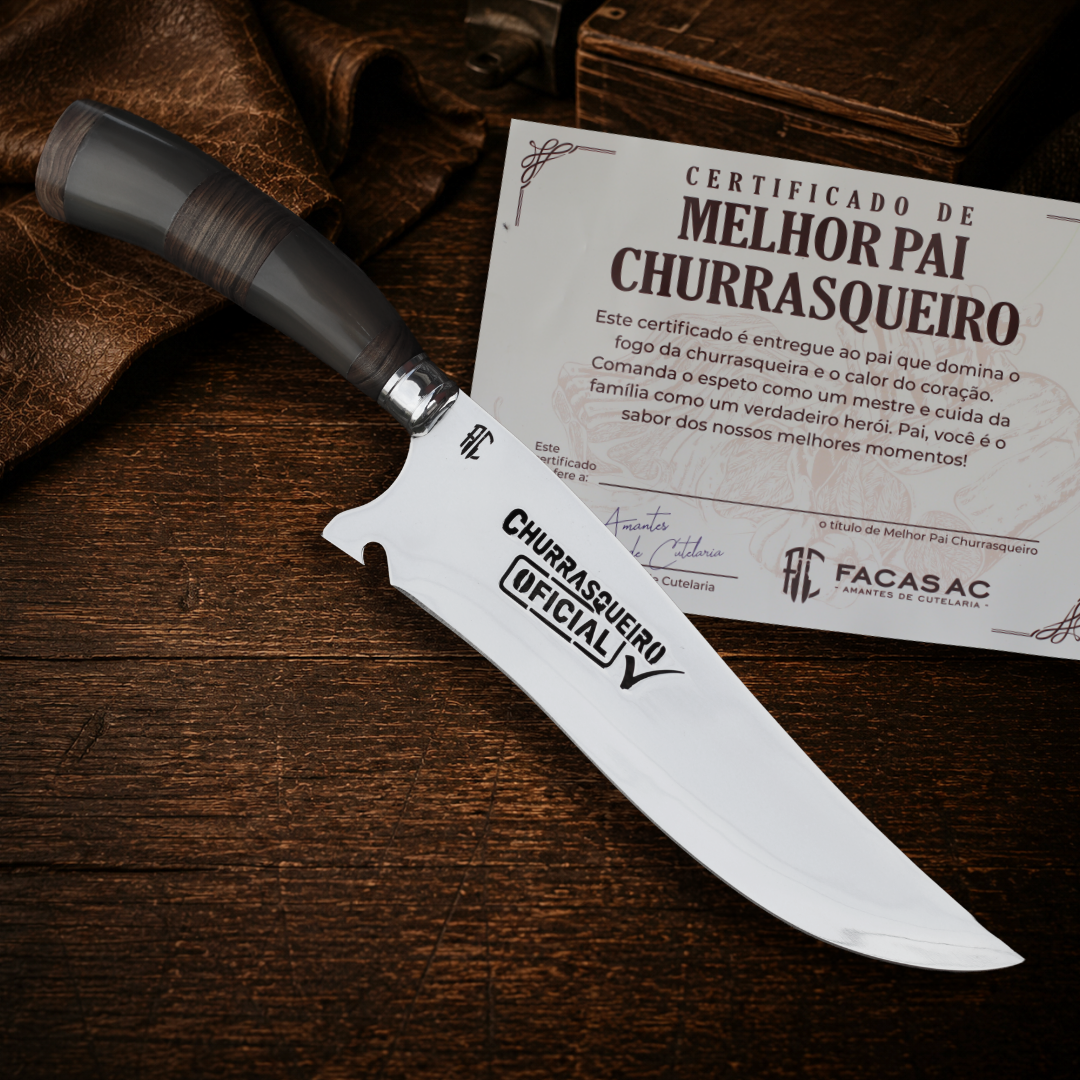FACA DIA DOS PAIS CHURRASQUEIRO OFICIAL HÍBRIDO | 10'polegadas
