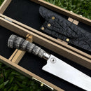 Faca Churrasco Artesanal Picanheira Rabo de Tatu | Aço Inox 9"