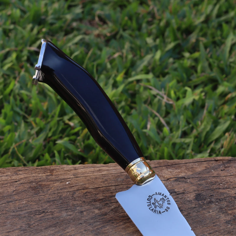 Faca Artesanal para Churrasco Personalizada | Presente | Cervo, Tatu, Cavalo