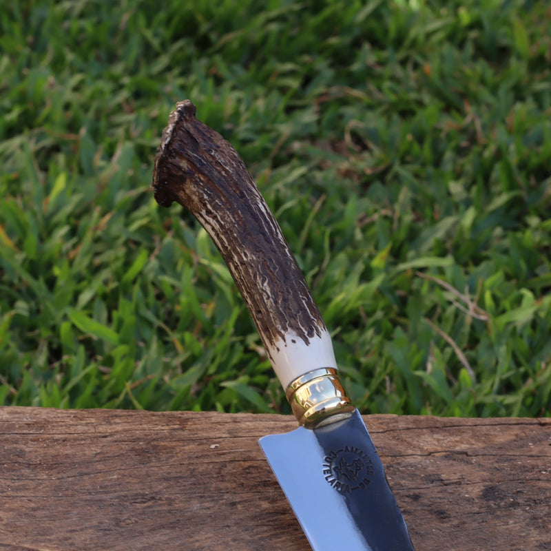 Faca Artesanal para Churrasco Personalizada | Presente | Cervo, Tatu, Cavalo