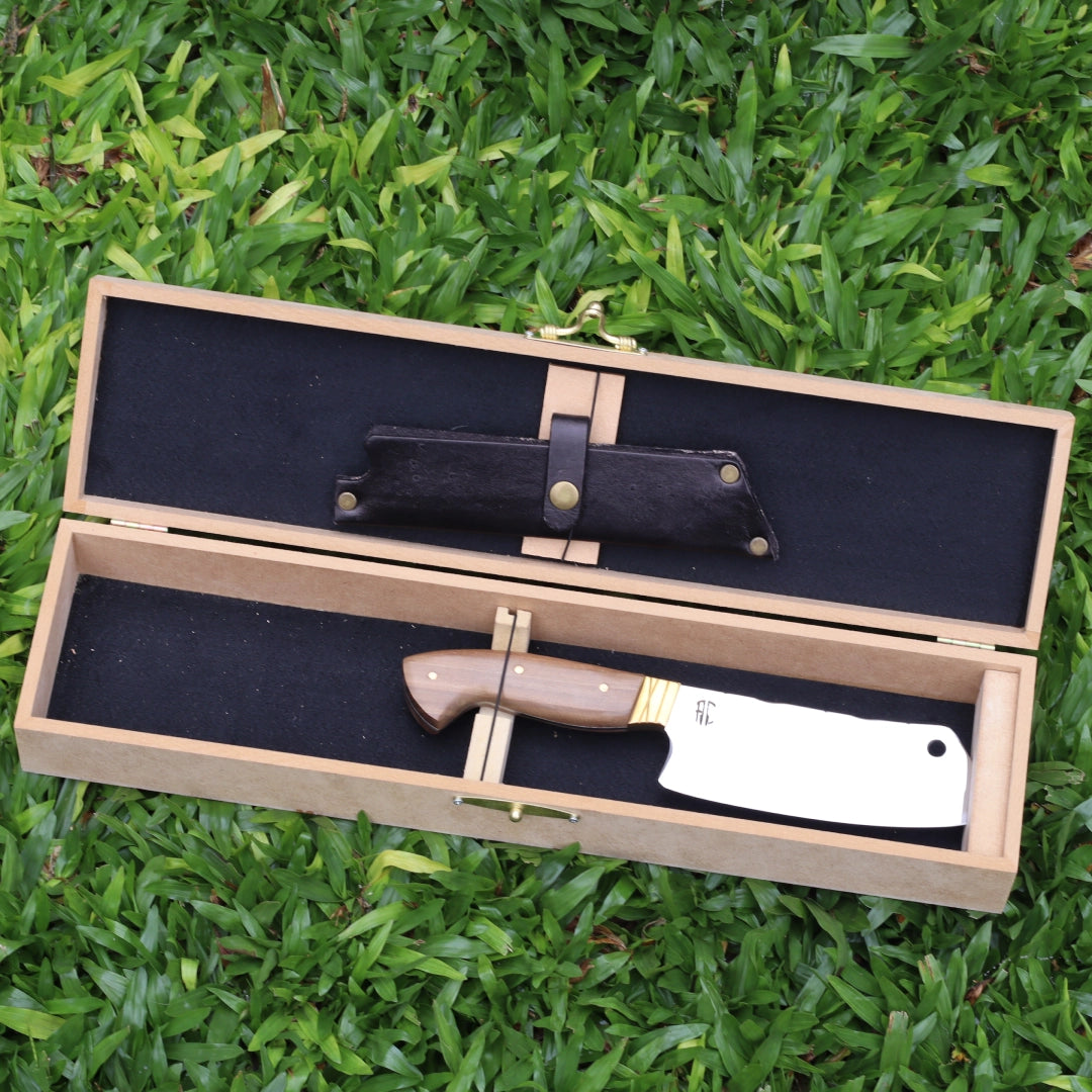 Cutelo Churrasco Artesanal Personalizado | Aço Inox 6"