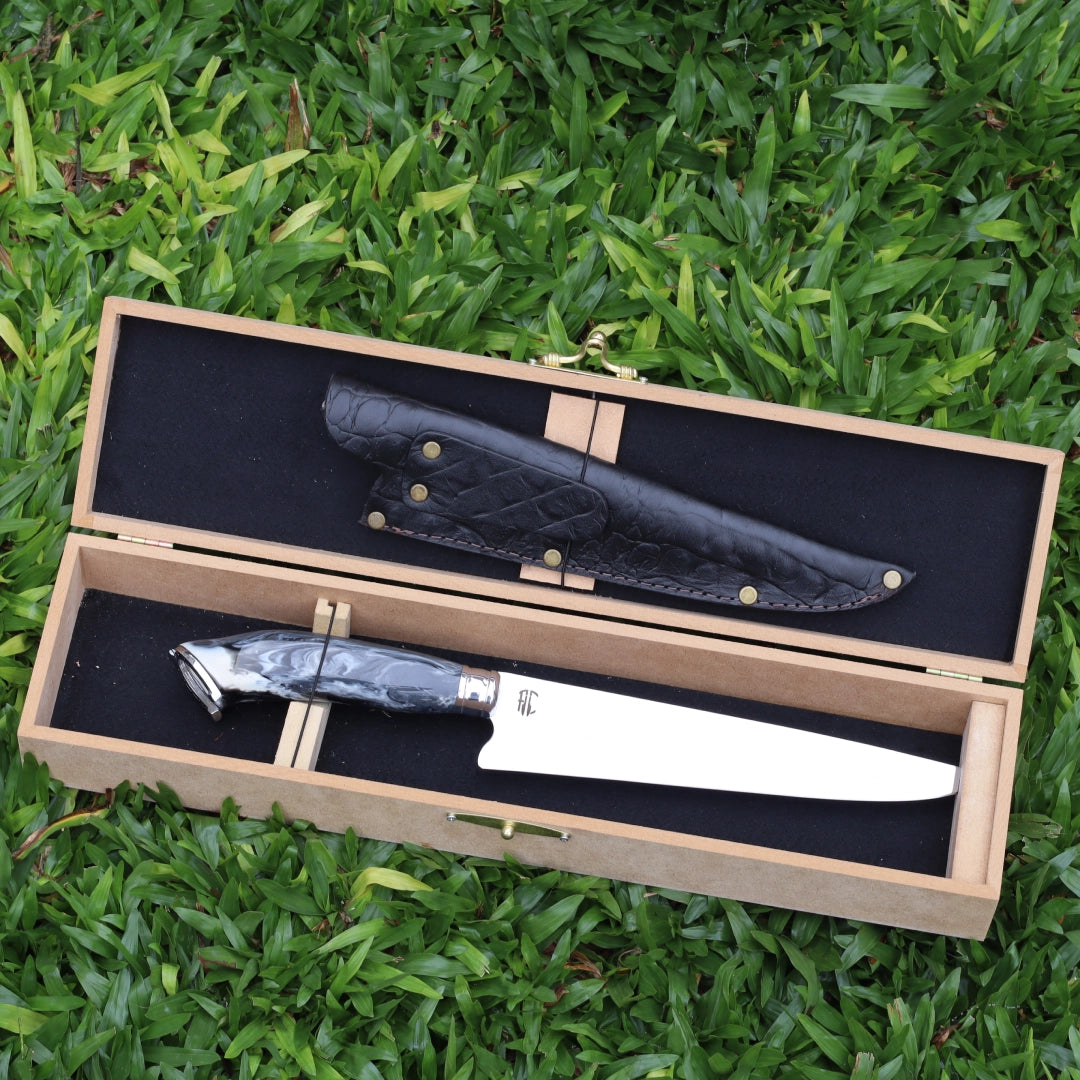 Faca Artesanal para Churrasco Personalizada Pata de Cavalo | 9' polegadas