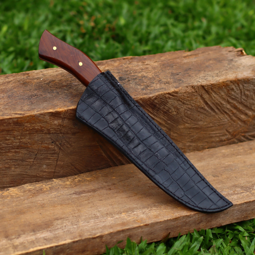 Faca Artesanal para Churrasco Carbono Fosfato Farroupilha | 8"
