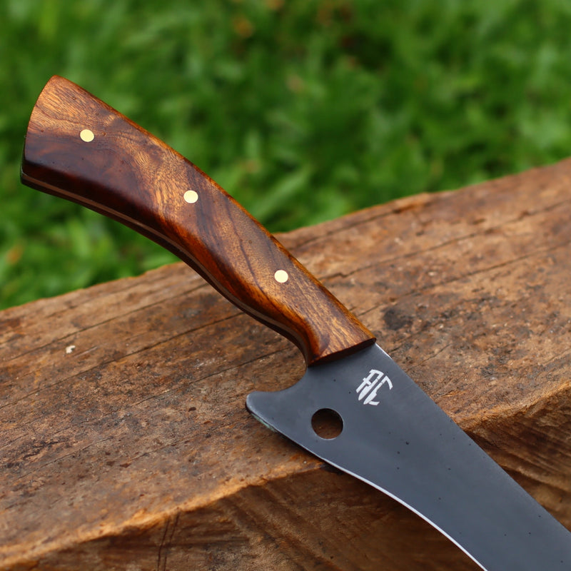 Faca Artesanal para Churrasco Carbono Fosfato Persa | 10"