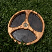 Petisqueiro com Divisórias Muiracatiara e Resina