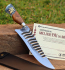 Faca Churrasco Artesanal Dia dos Pais | Super Premium | Aço Inox 10"