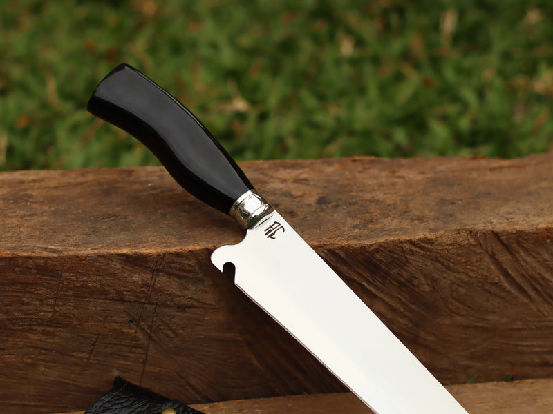 Faca Churrasco Artesanal Picanheira Dia dos Pais | Aço Inox Personalizada