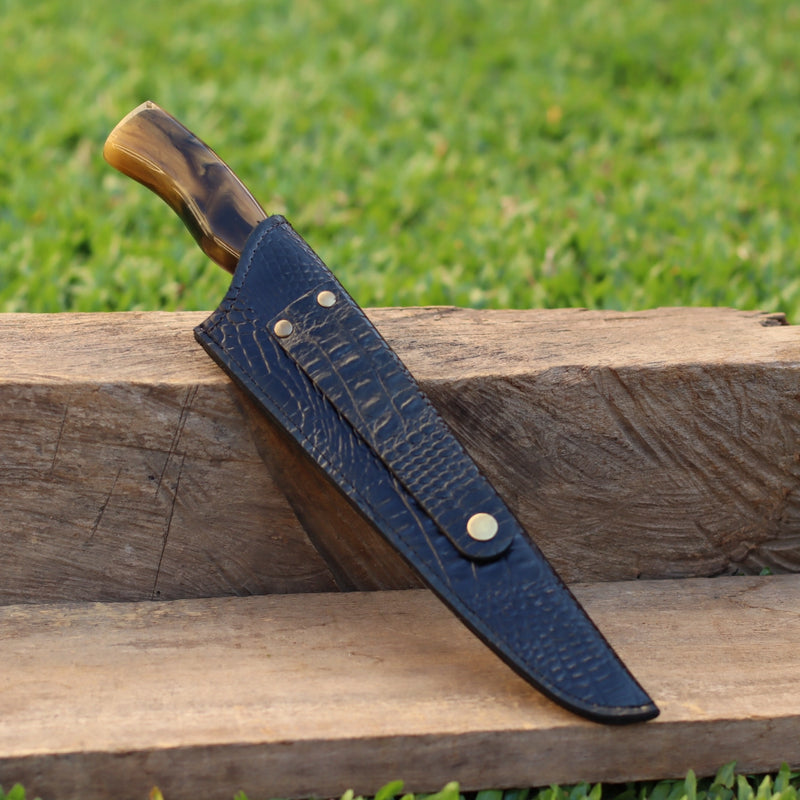 Faca Churrasco Picanheira Cabo de Osso | Aço Inox 10"