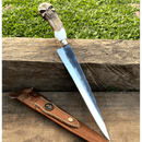 Faca Artesanal para Churrasco Personalizada Animais | Aço Inox 10"