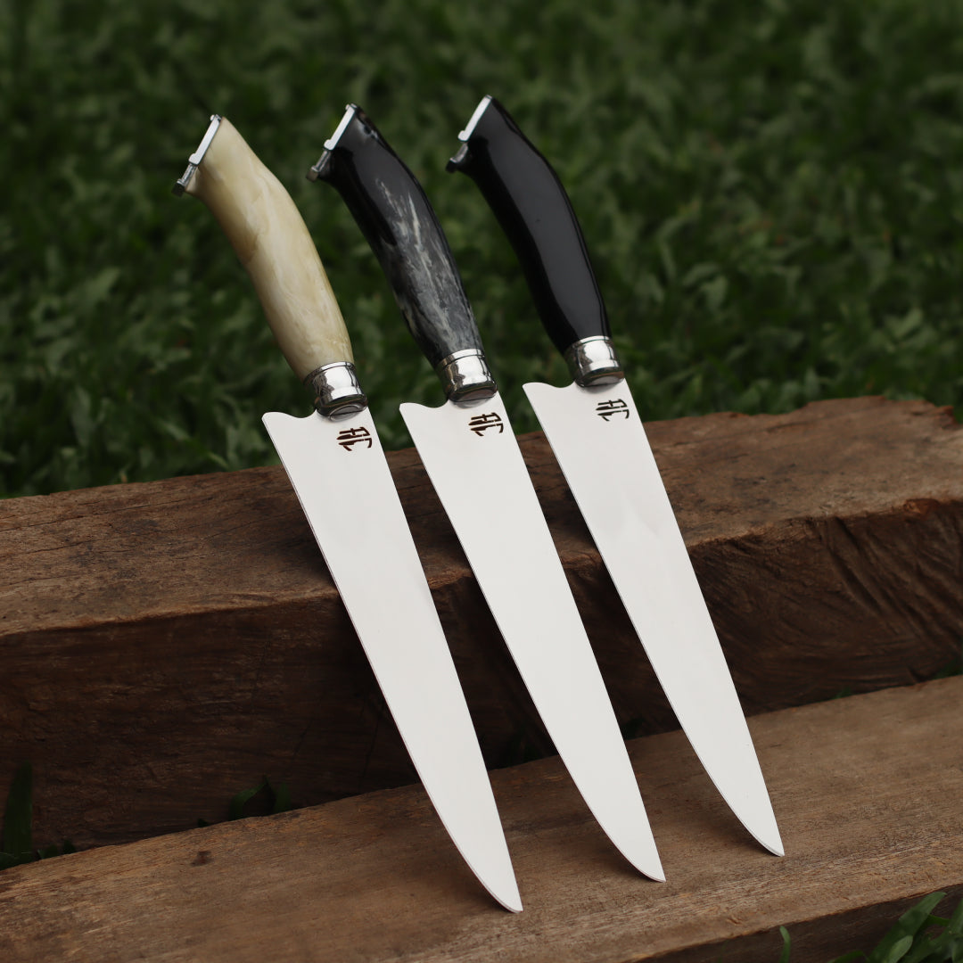 Faca Artesanal para Churrasco Personalizada Pata de Cavalo | 9' polegadas