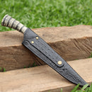 Faca Churrasco Artesanal Picanheira Rabo de Tatu | Aço Inox 9"