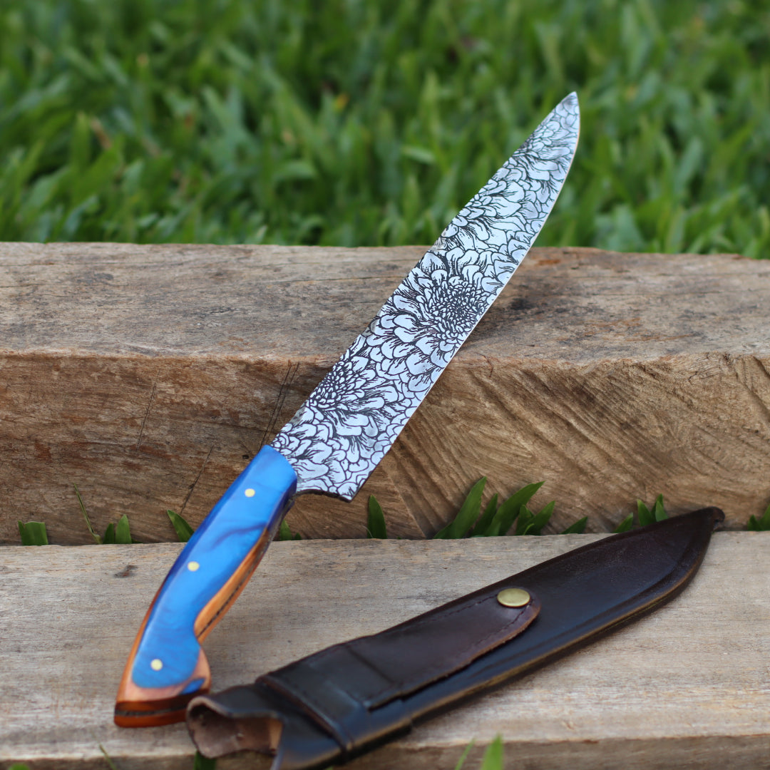 Faca Artesanal para Churrasco Forjada Variados | 10"