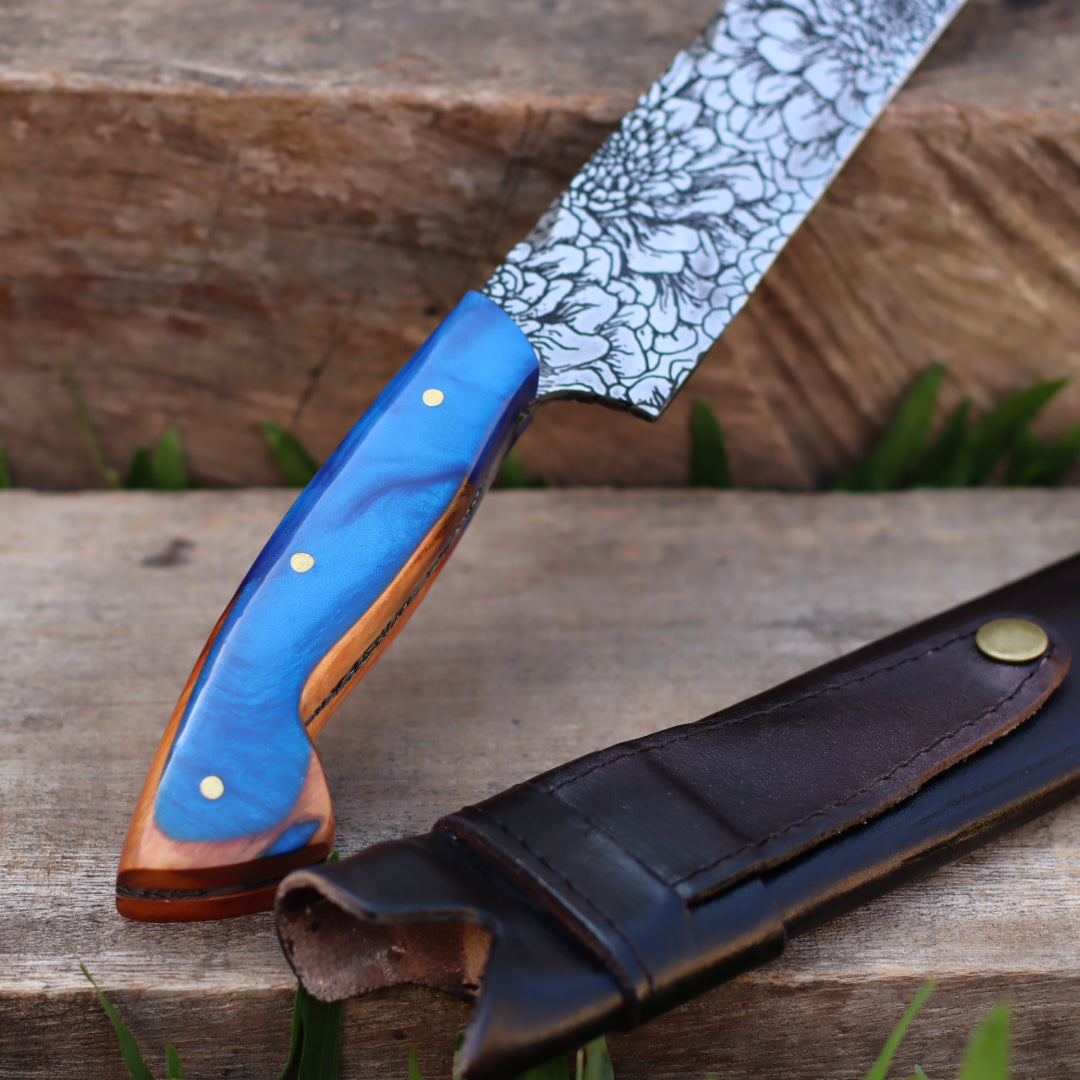 Faca Artesanal para Churrasco Forjada Variados | 10"