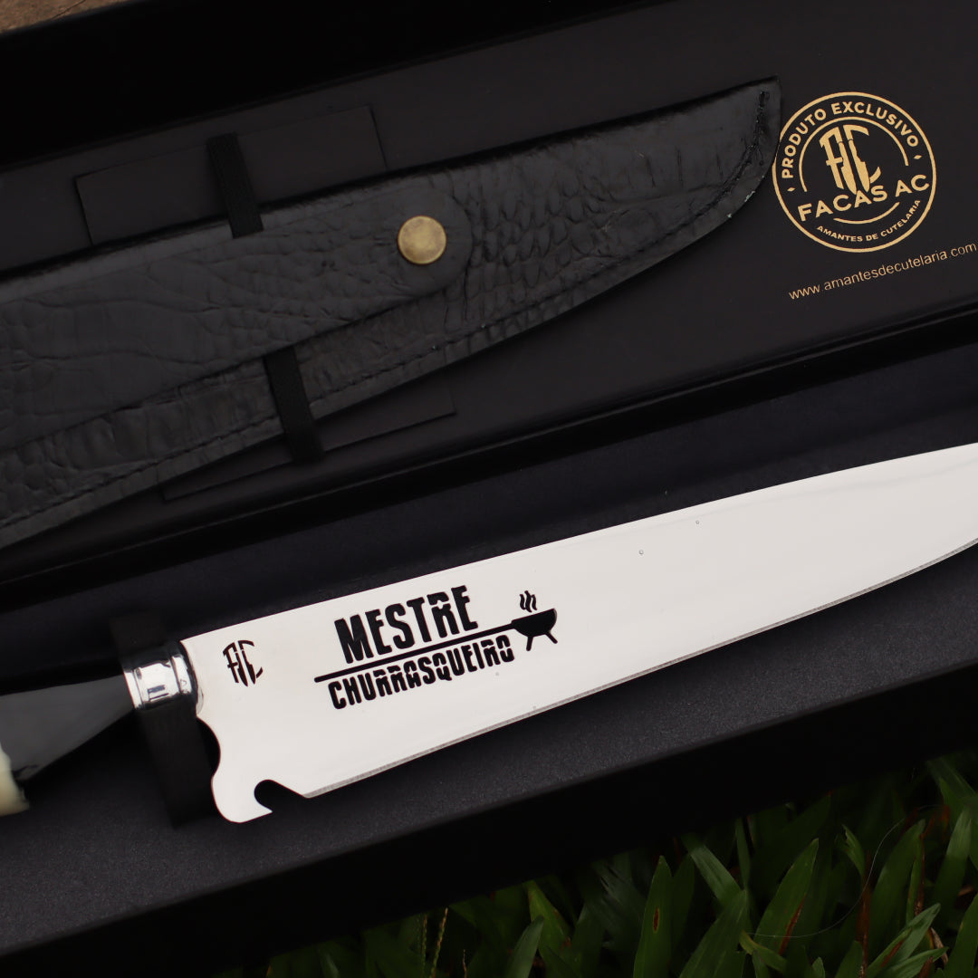 Kit Churras a Dois | Aço Inox 10"