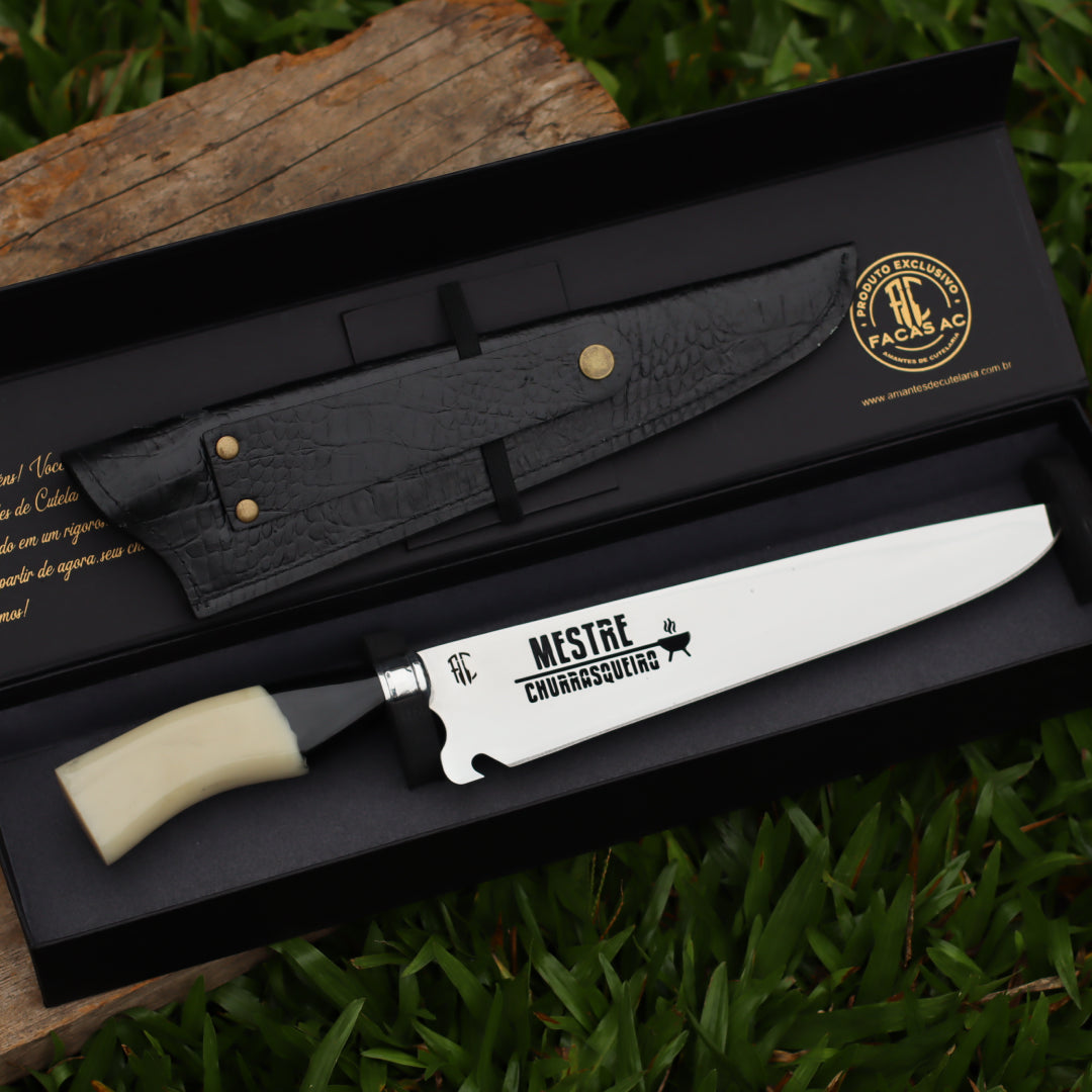 Kit Churras a Dois | Aço Inox 10"