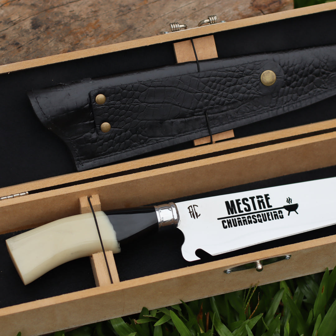 Kit Churras a Dois | Aço Inox 10"