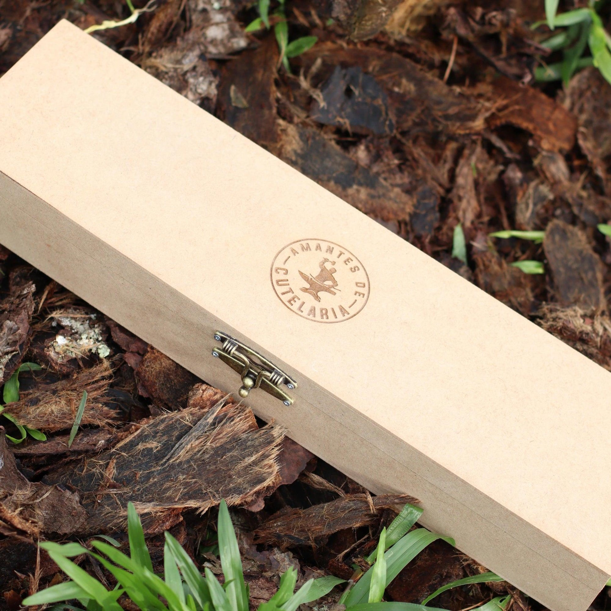 Caixa Estojo em Madeira para Facas até 11" - Amantes de Cutelaria