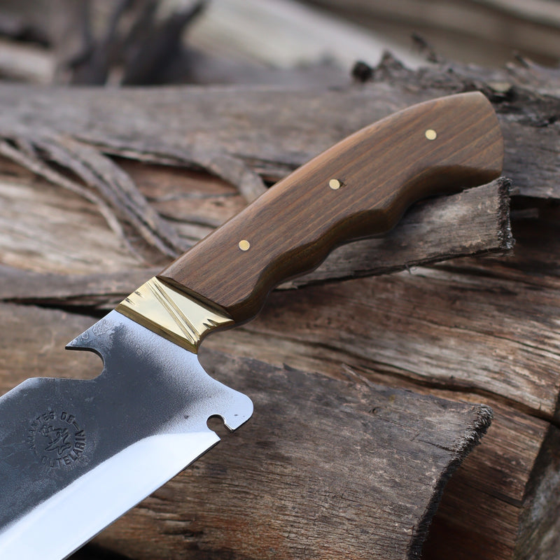 Faca Churrasco Artesanal Personalizada Bowie | Brut Forge 10"