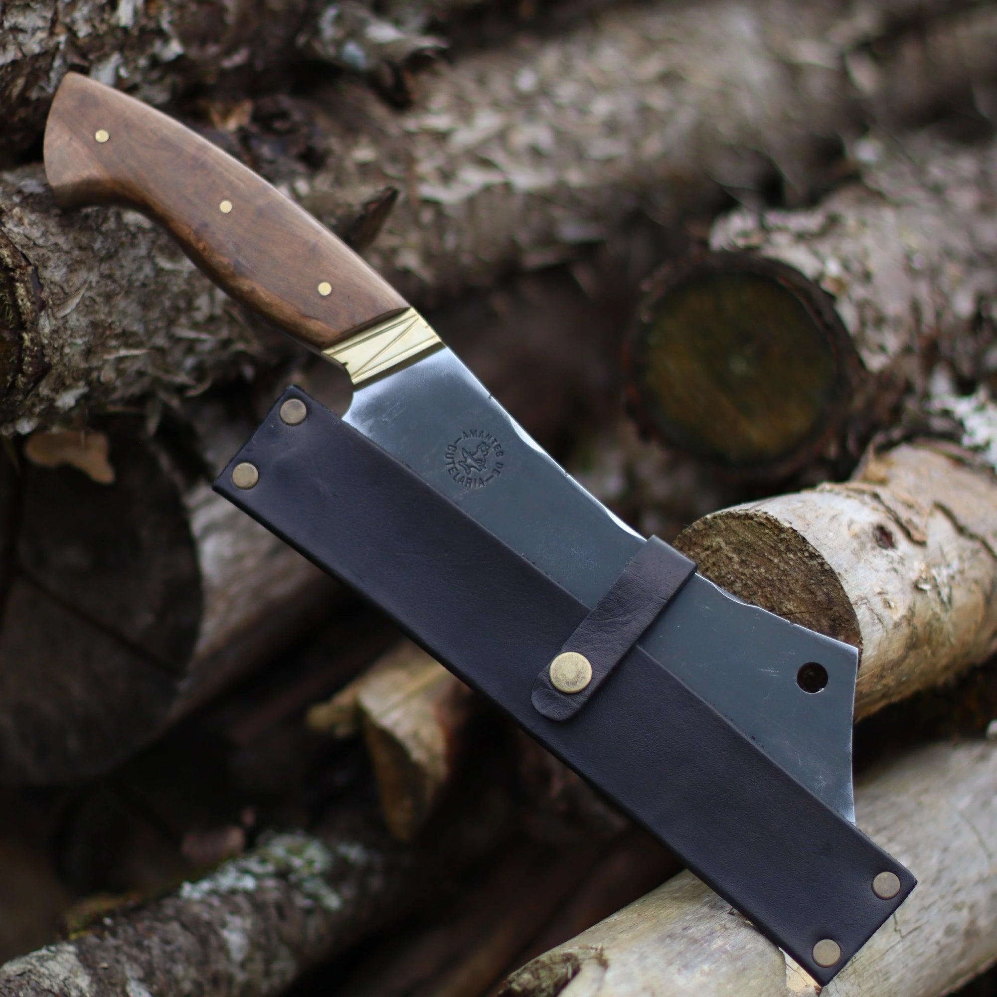 Cutelo Churrasco Artesanal Personalizado | Brut Forge 9" - Amantes de Cutelaria